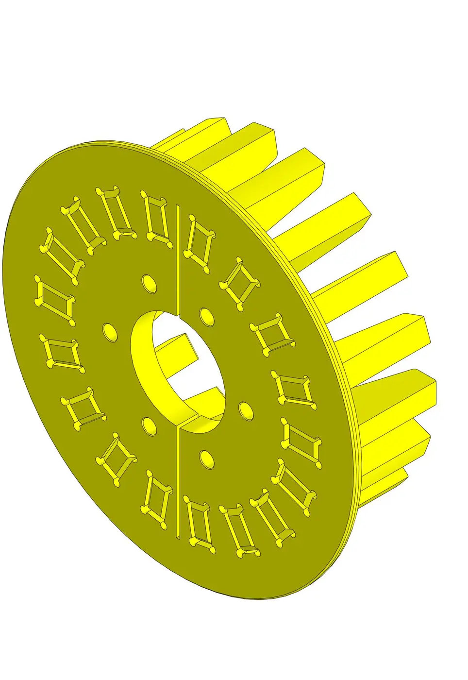 252006900F Приводное колесо ТЛ 40 с фланцем